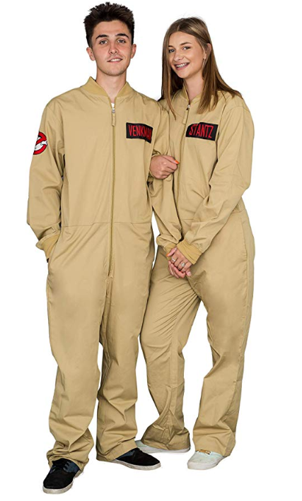 Ghostbusters Cosplay Costume front view male and female