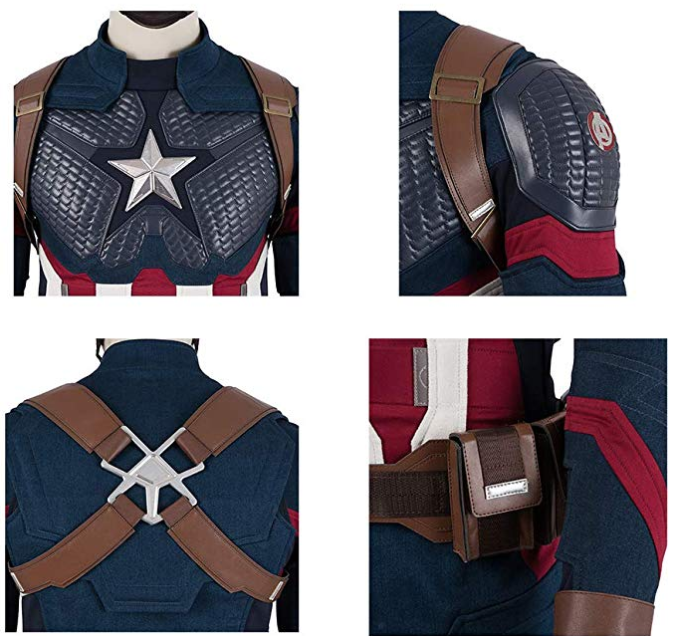 Captain America Avengers Endgame Cosplay Costume close up details