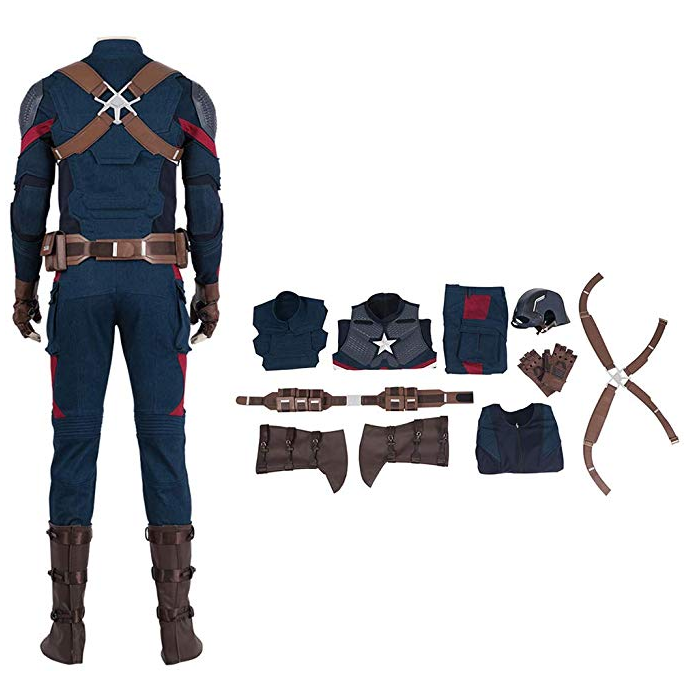 Captain America Avengers Endgame Cosplay Costume pieces