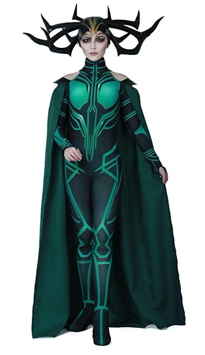 Hela From Thor Ragnarok Cosplay Costume front view