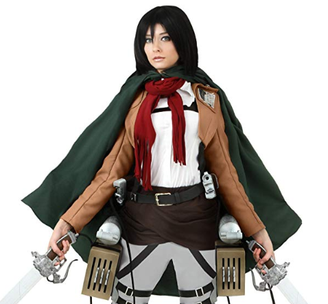Attack On Titan Eren Yaeger And Mikasa Cosplay Costumes