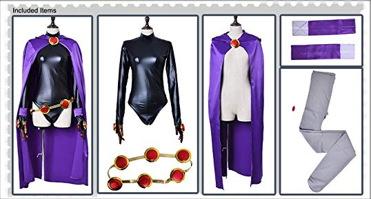 Raven costume and accessories