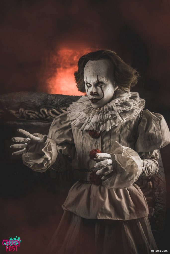 Stephen King's IT Pennywise The Clown Cosplay Costume