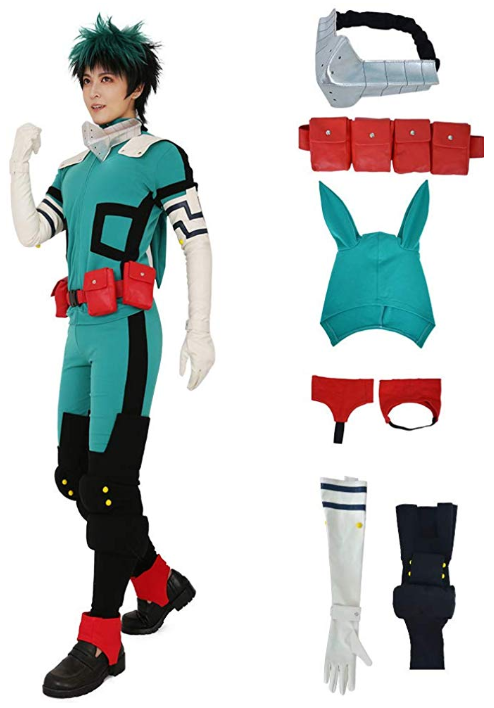 Midoriya Izuku Deku My Hero Academia Cosplay Costume pieces